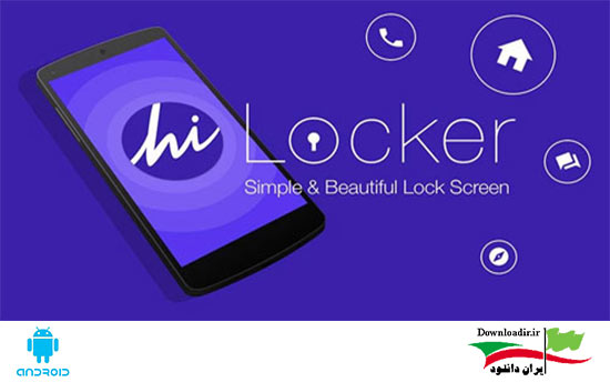 نرم افزار قفل صفحه اندروید - Hi Locker – Your Lock Screen Primium
